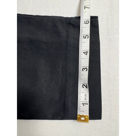 Ann Taylor Devine Cropped Leg Women's Size 12 Black Cotton - Picture 10 of 10